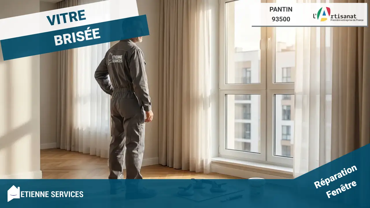 Remplacement de Vitrage Rapide et Efficace : Vitrier Pantin (93500)