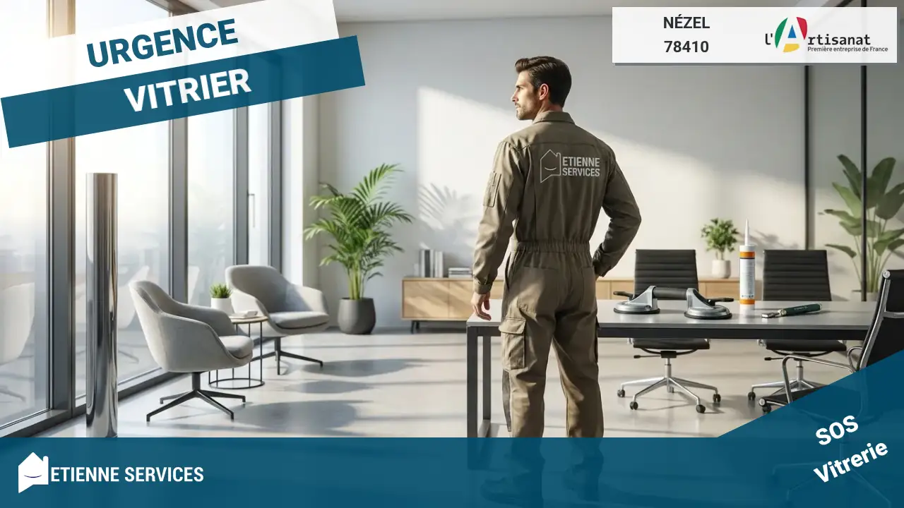 Dépannage et Installation par votre Vitrier à Nézel (78410)