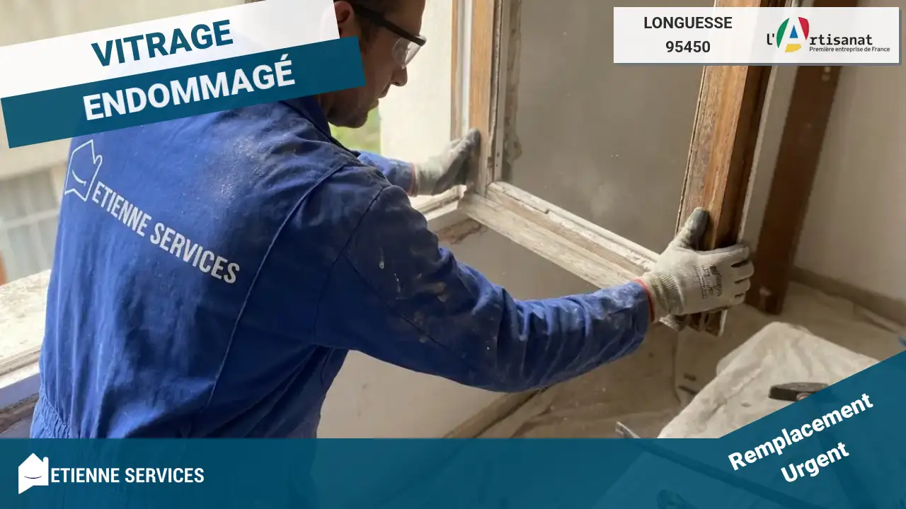 Remplacement de vitrage à Longuesse : simple, double et sur-mesure