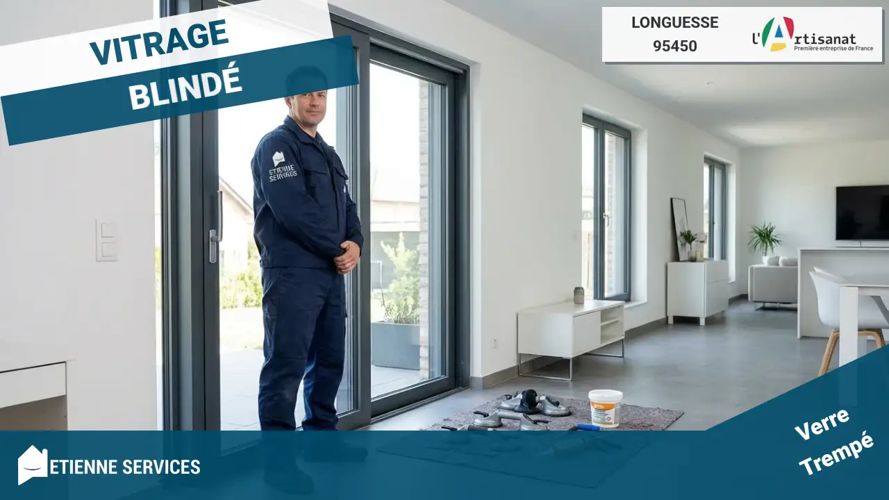 Dépannage vitrerie en urgence à Longuesse par votre vitrier expert