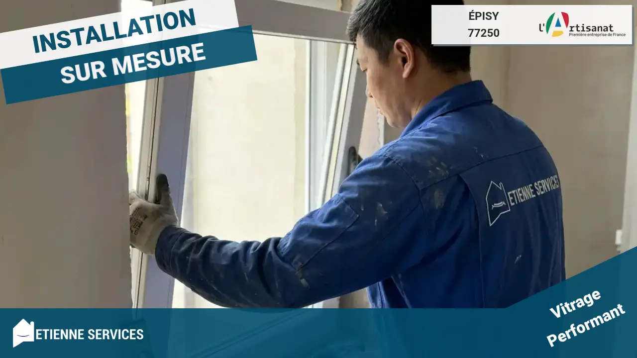 Installation de fenêtre et baie vitrée par nos artisans vitriers à Épisy