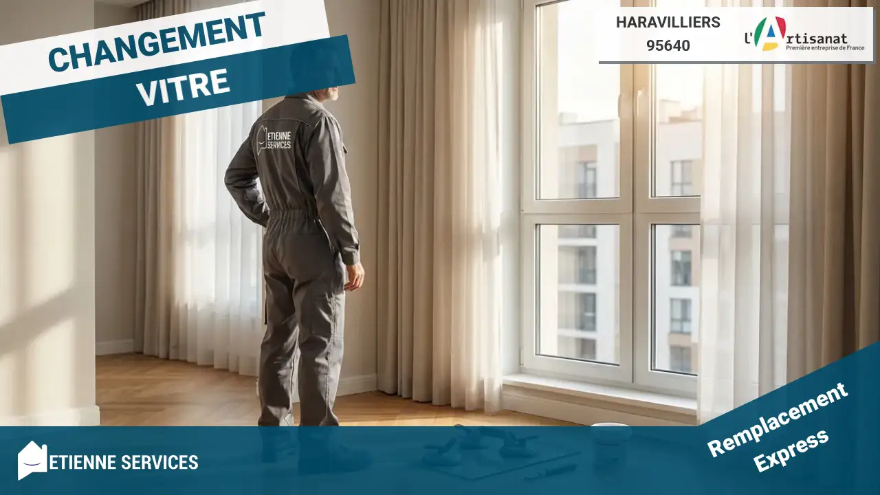 Remplacement Rapide de Vitrage par votre Vitrier Haravilliers (95640)