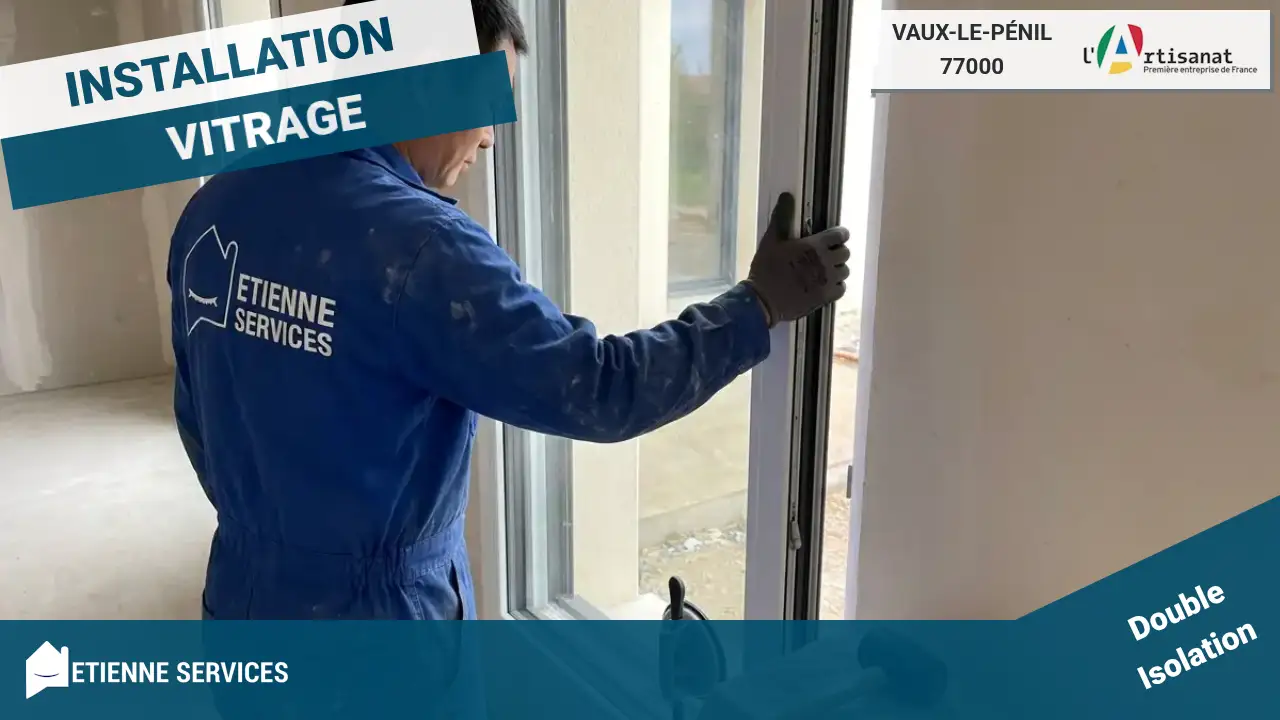 Installation de fenêtre et baie vitrée, votre vitrier expert à Vaux-le-Pénil (77000)