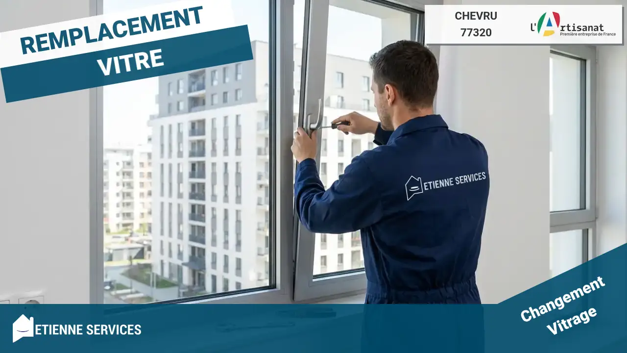 Remplacement de Vitrage Rapide et Efficace par votre Vitrier à Chevru (77320)
