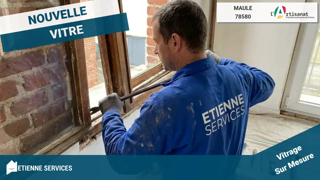 Remplacement de Vitrage Rapide et Sécurisé par votre Artisan Vitrier à Maule (78580)