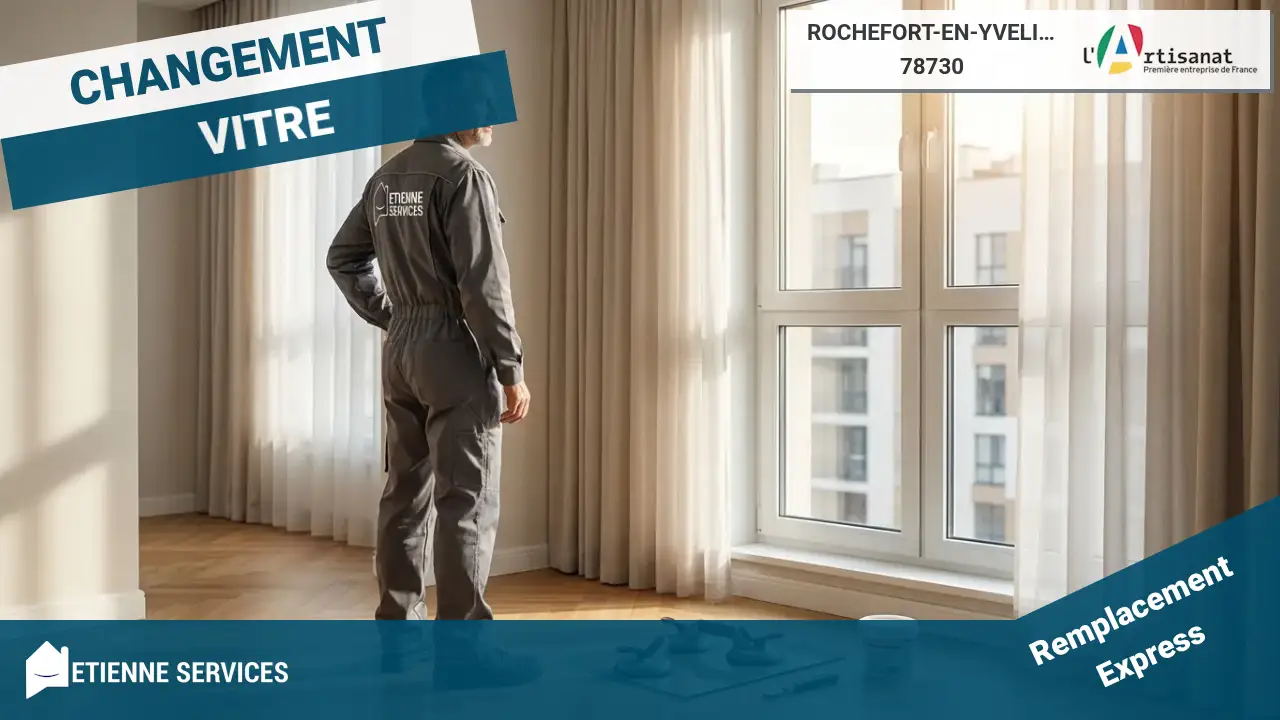 Remplacement de Vitrage Rapide par votre Vitrier à Rochefort-en-Yvelines (78730)