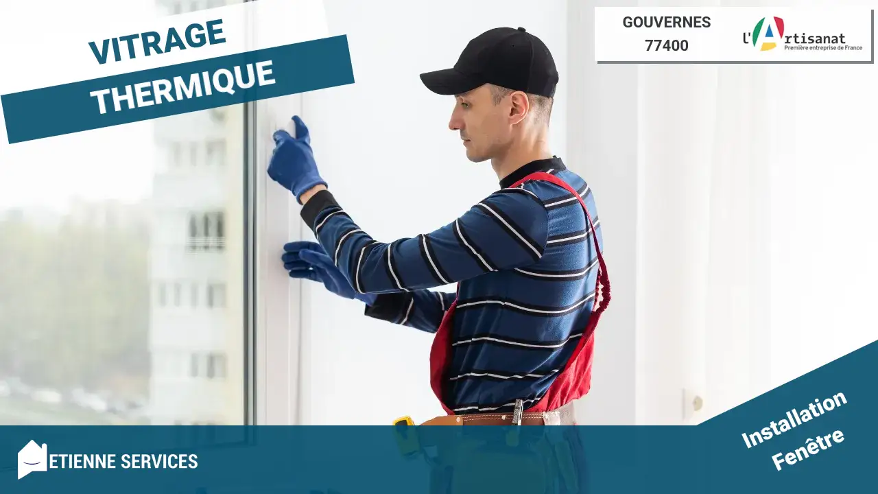 Installation de fenêtre et baie vitrée par votre vitrier à Gouvernes