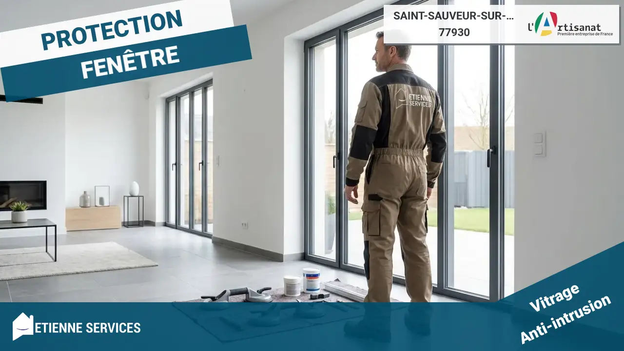 Dépannage de Vitrerie d'Urgence 7j/7 par votre Vitrier à Saint-Sauveur-sur-École