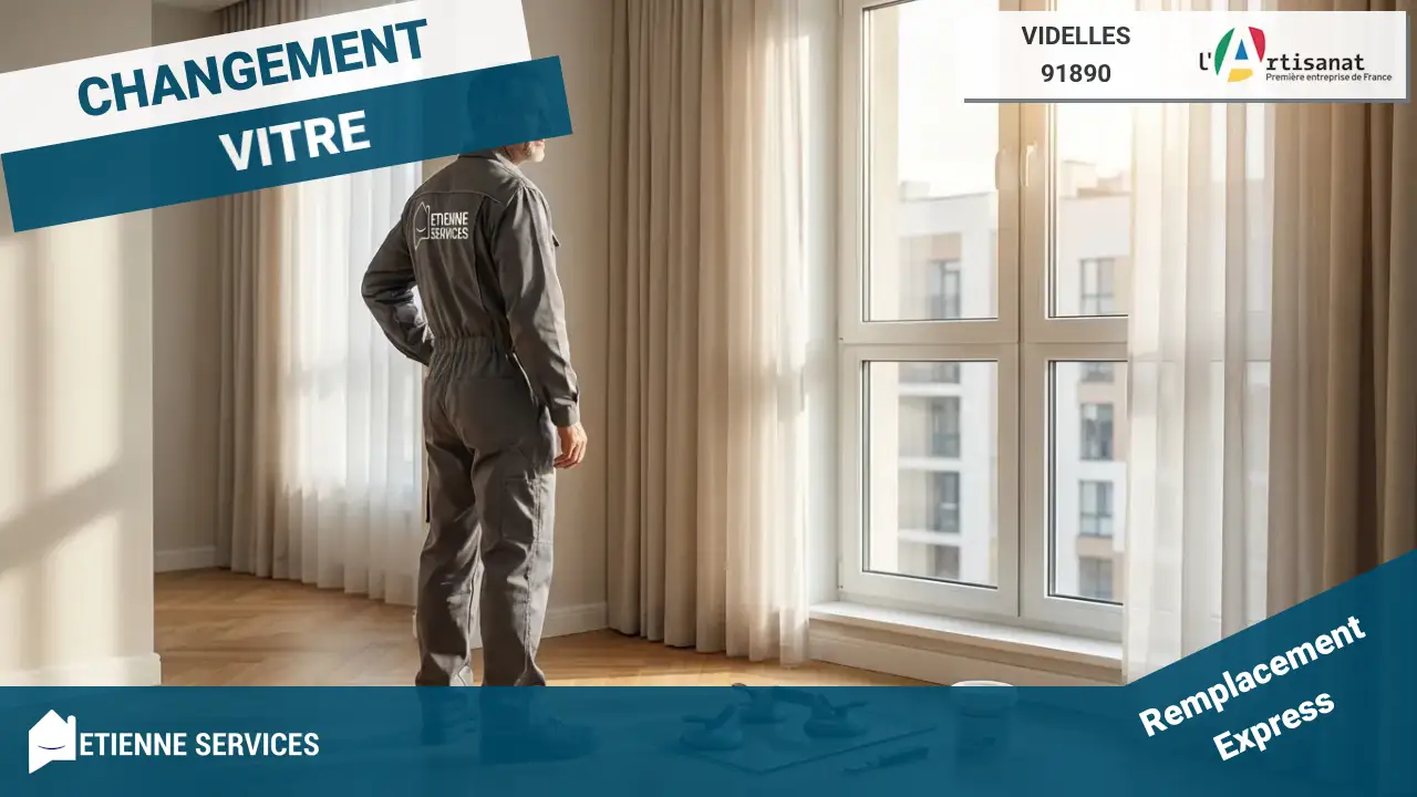 Remplacement de Vitrage Rapide par votre Vitrier à Videlles (91890)