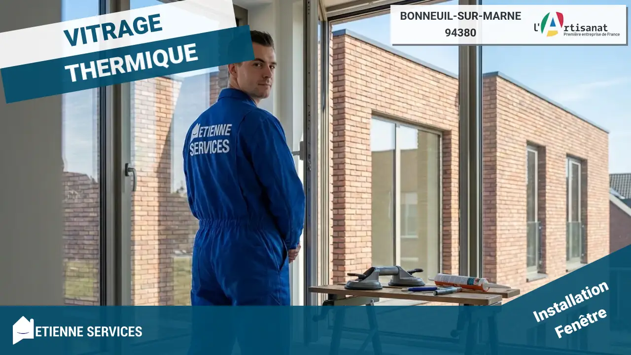 Installation de Fenêtre et Baie Vitrée par votre Vitrier à Bonneuil-sur-Marne