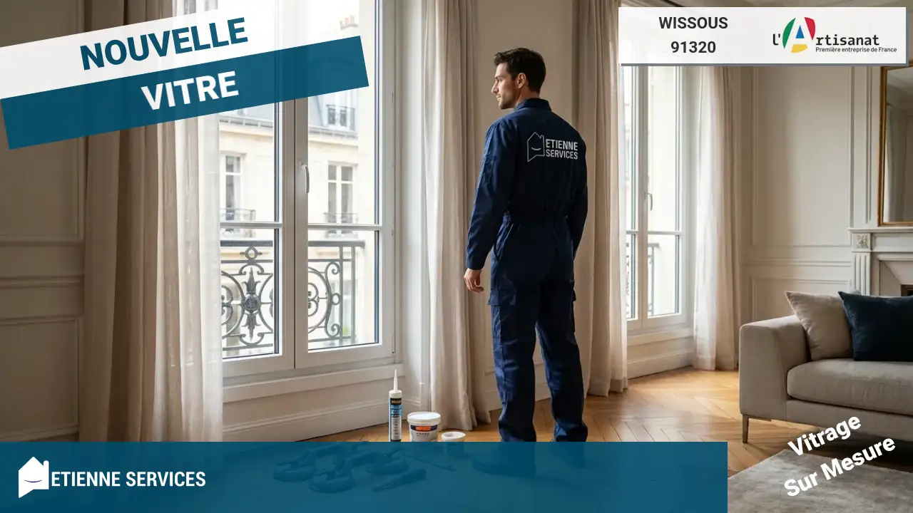 Remplacement de vitrage rapide et efficace par votre Vitrier à Wissous