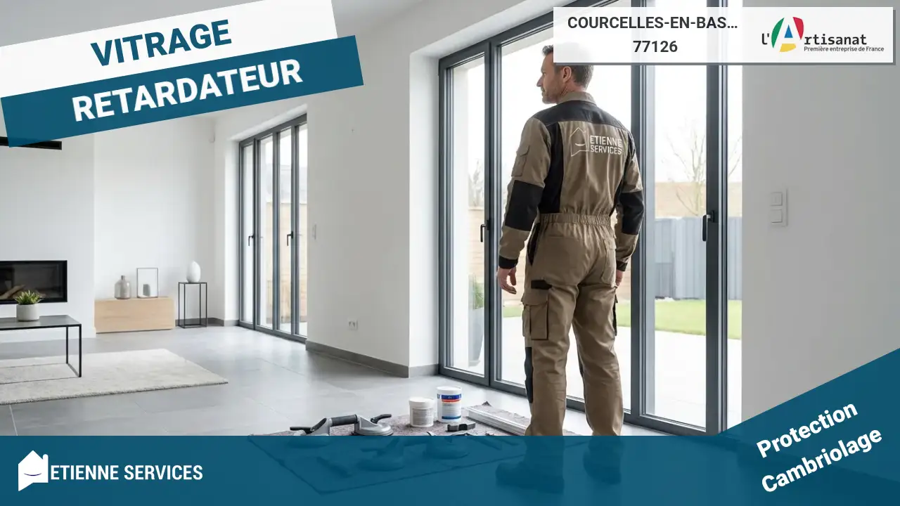 Dépannage d'urgence vitrerie 7j/7 : votre vitrier à Courcelles-en-Bassée