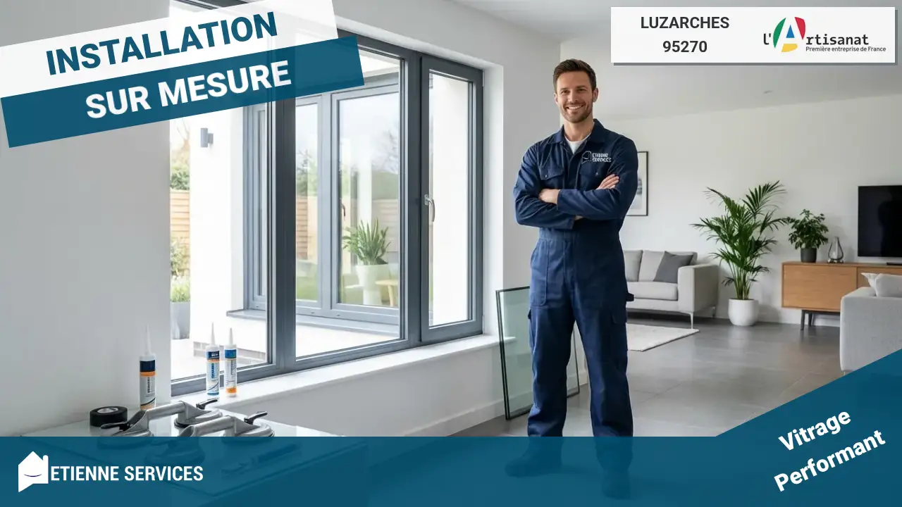 Installation de Fenêtre et Baie Vitrée par votre Vitrier Expert à Luzarches