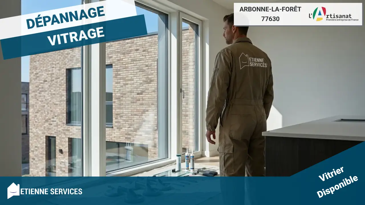 Dépannage et Installation : votre Vitrier à Arbonne-la-Forêt (77630)