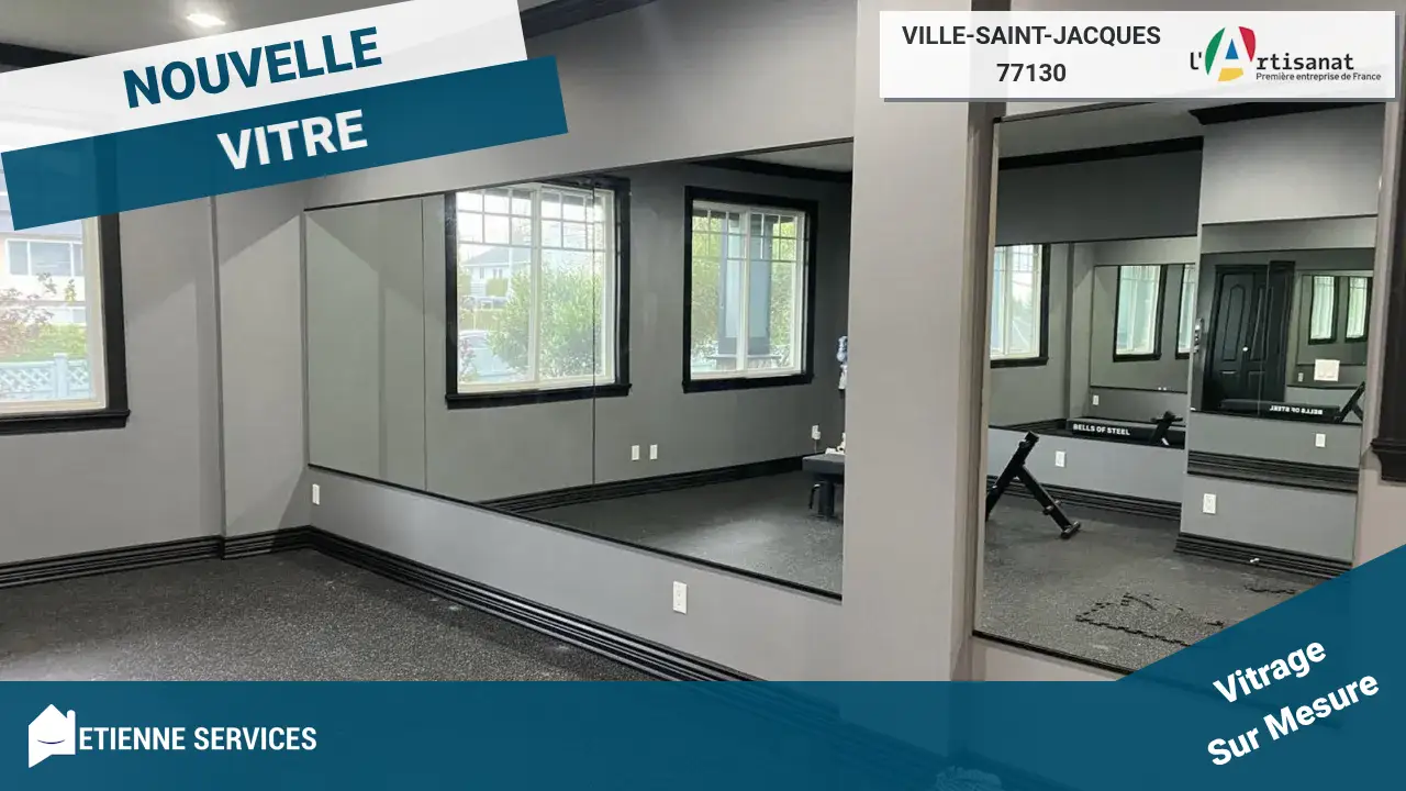 Remplacement de Vitrage par un Artisan Vitrier à Ville-Saint-Jacques 77130