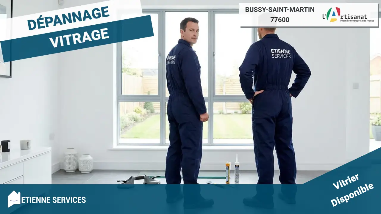 Dépannage et Installation : Votre Artisan Vitrier à Bussy-Saint-Martin (77600) à votre service
