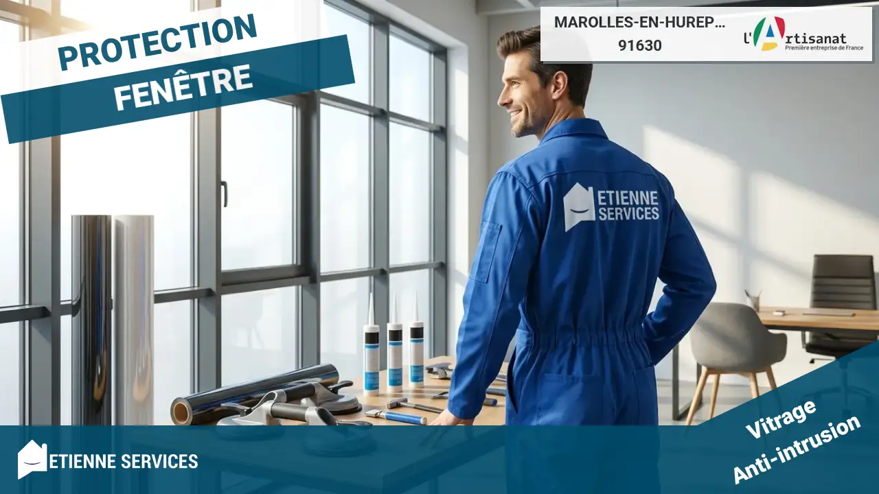 Dépannage de vitrerie urgent par un vitrier de confiance à Marolles-en-Hurepoix