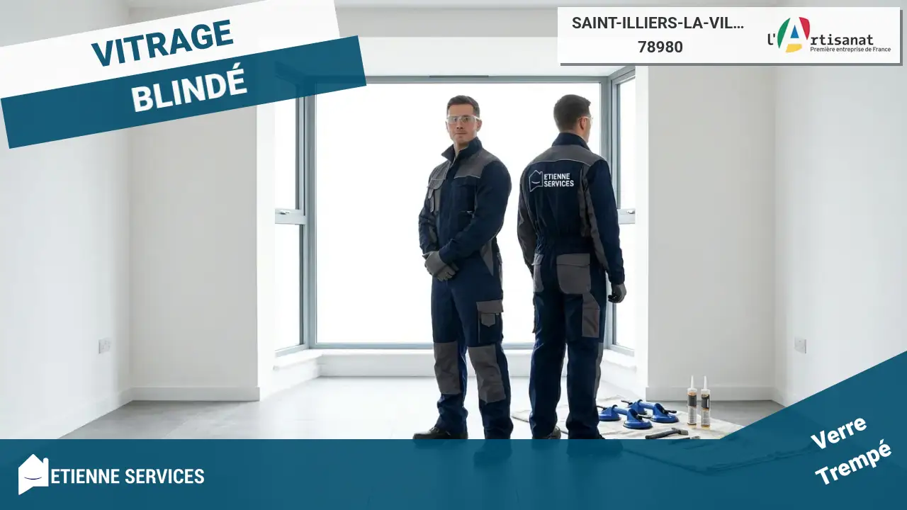 Dépannage vitrerie d'urgence 7j/7 : Vitrier à Saint-Illiers-la-Ville