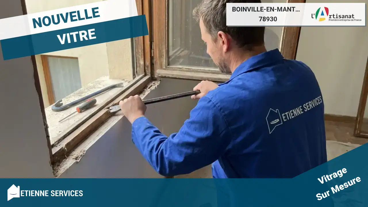 Remplacement de Vitrage Rapide : Vitrier Expert à Boinville-en-Mantois (78930)