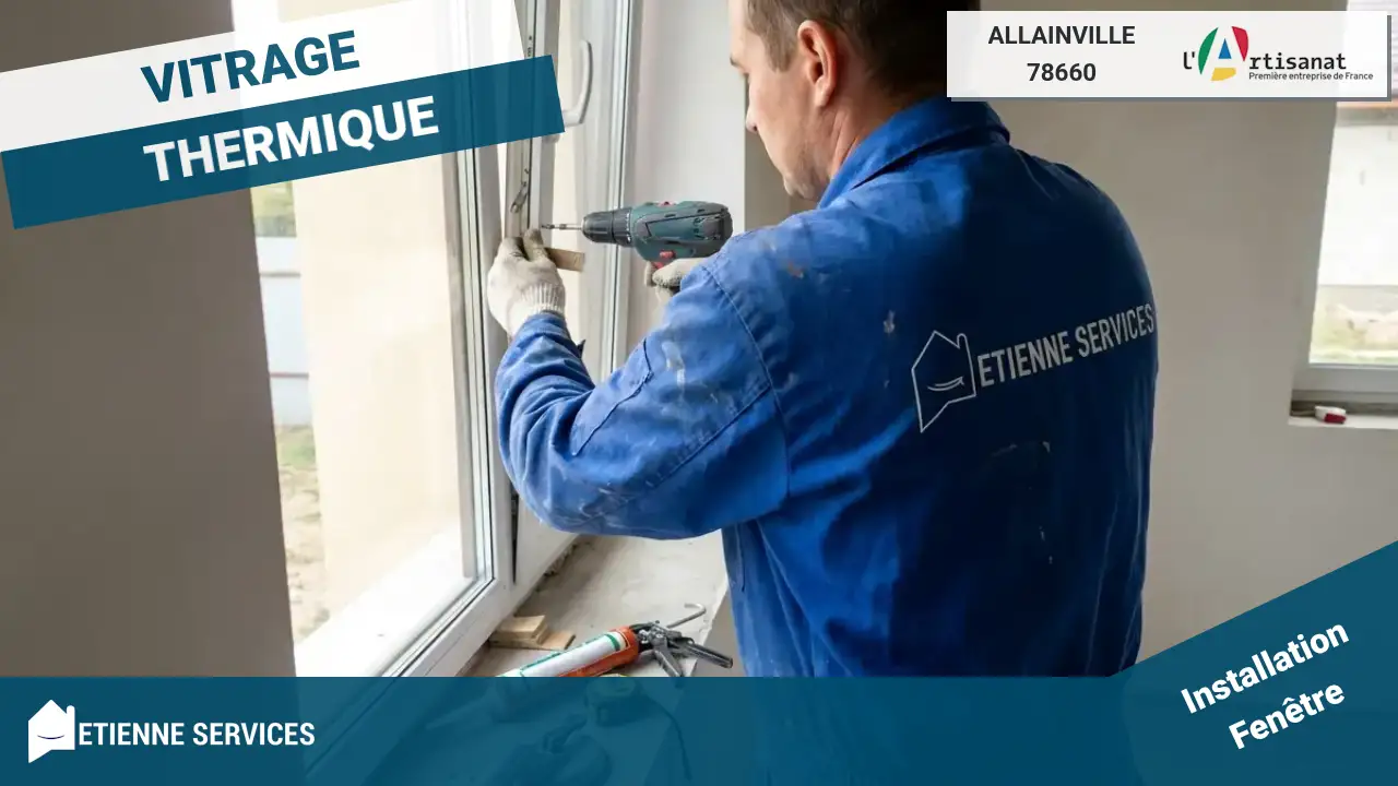 Installation de Fenêtre et Baie Vitrée par nos experts vitriers à Allainville (78660)