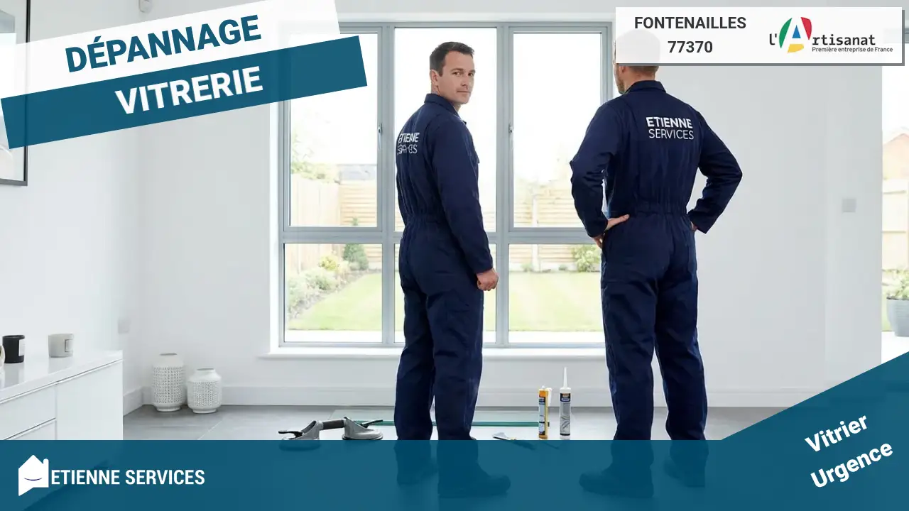 Dépannage et installation de vitrerie par votre vitrier Fontenailles (77370)