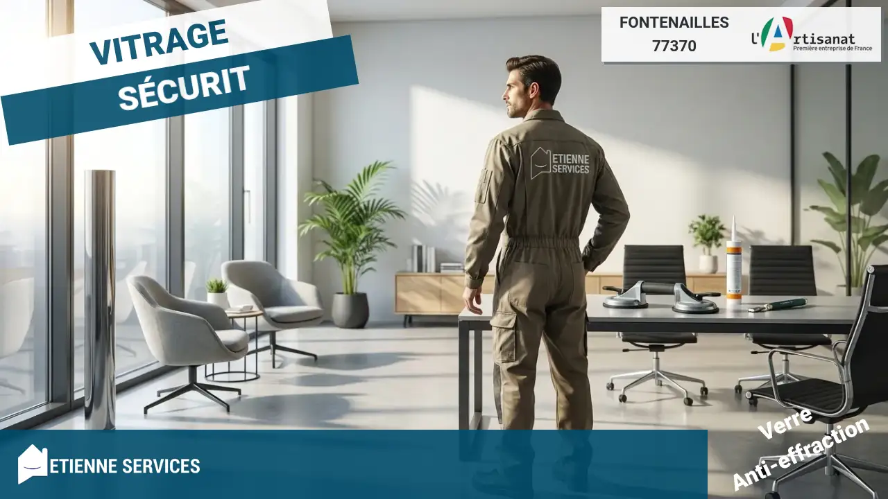 Votre dépannage de vitrerie en urgence avec un vitrier à Fontenailles (77370)