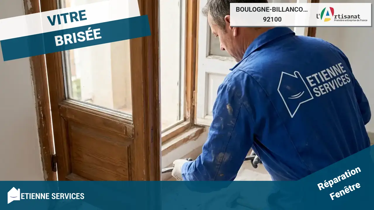 Remplacement Rapide de Vitrage par un Vitrier Expert à Boulogne-Billancourt