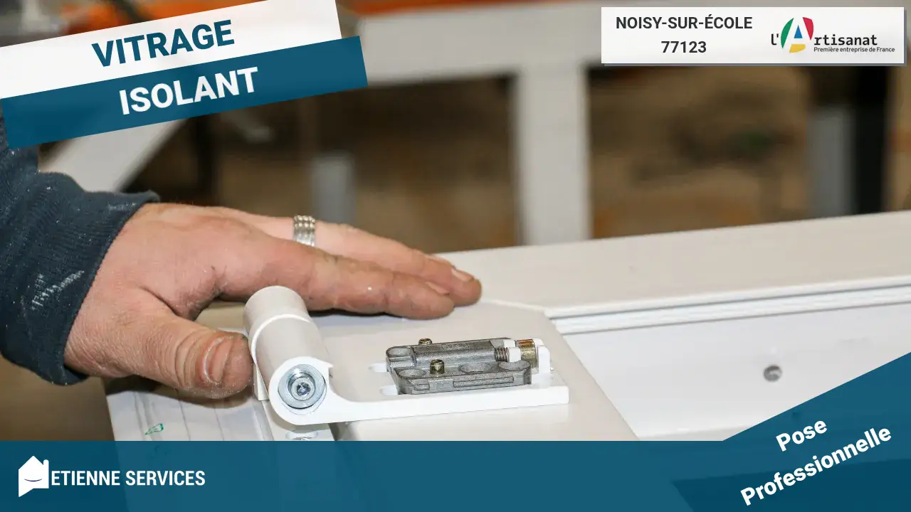 Installation de fenêtre et baie vitrée par un vitrier à Noisy-sur-École