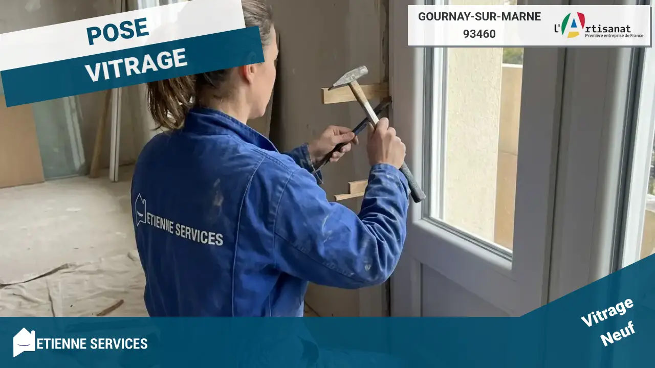Installation de Fenêtre et Baie Vitrée par votre Vitrier à Gournay-sur-Marne