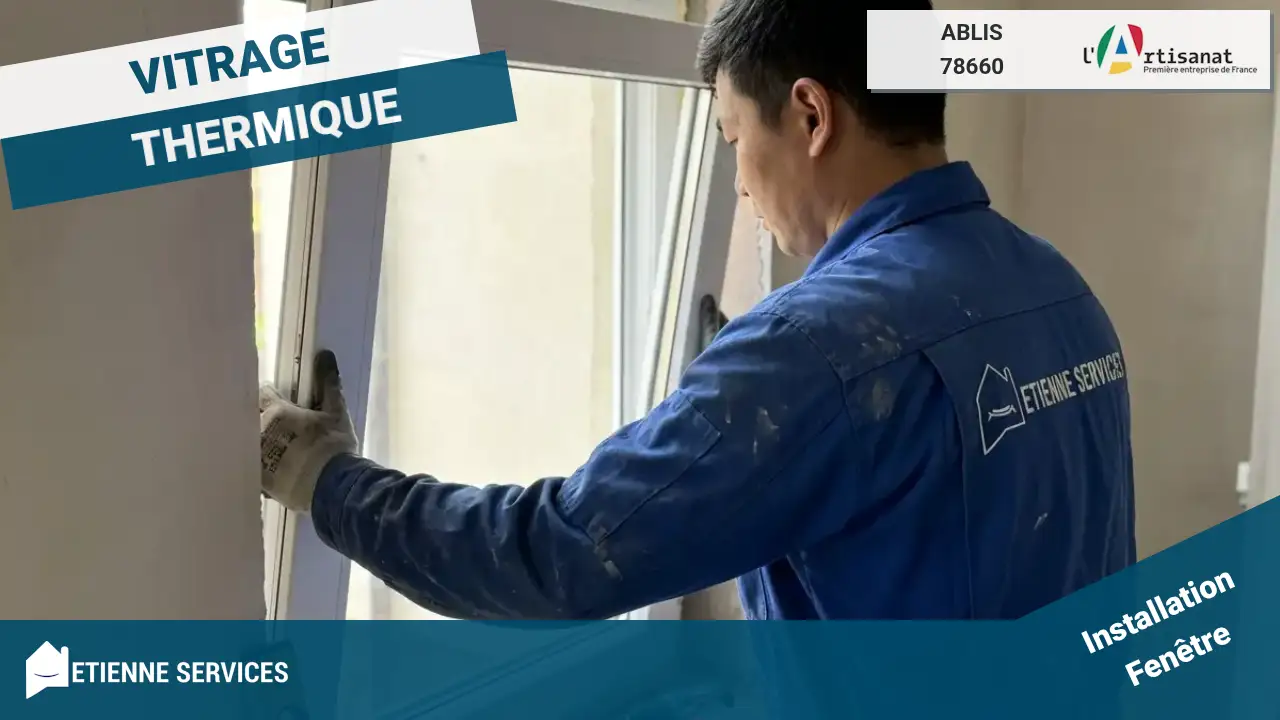 Installation de fenêtre et baie vitrée par votre vitrier à Ablis