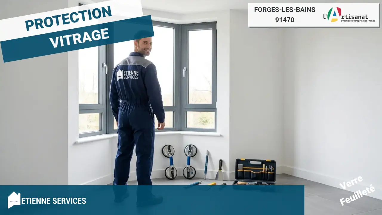 Dépannage urgent de vitrerie, votre artisan vitrier à Forges-les-Bains