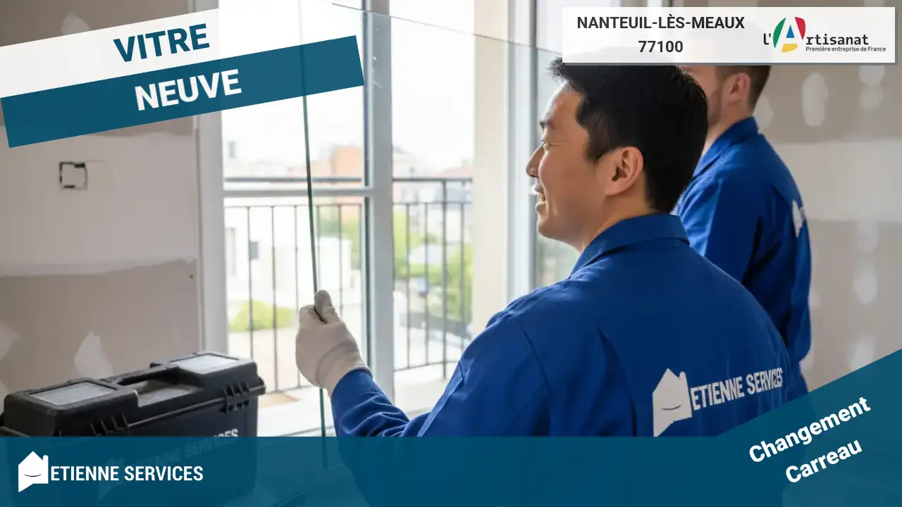 Remplacement de Vitrage Rapide par un Vitrier à Nanteuil-lès-Meaux