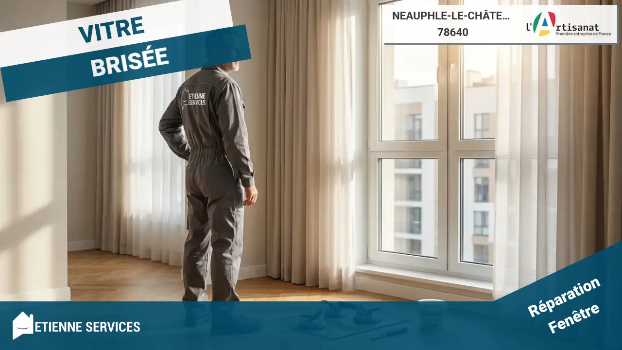 Remplacement de vitrage : Vitrier Neauphle-le-Château (78640)