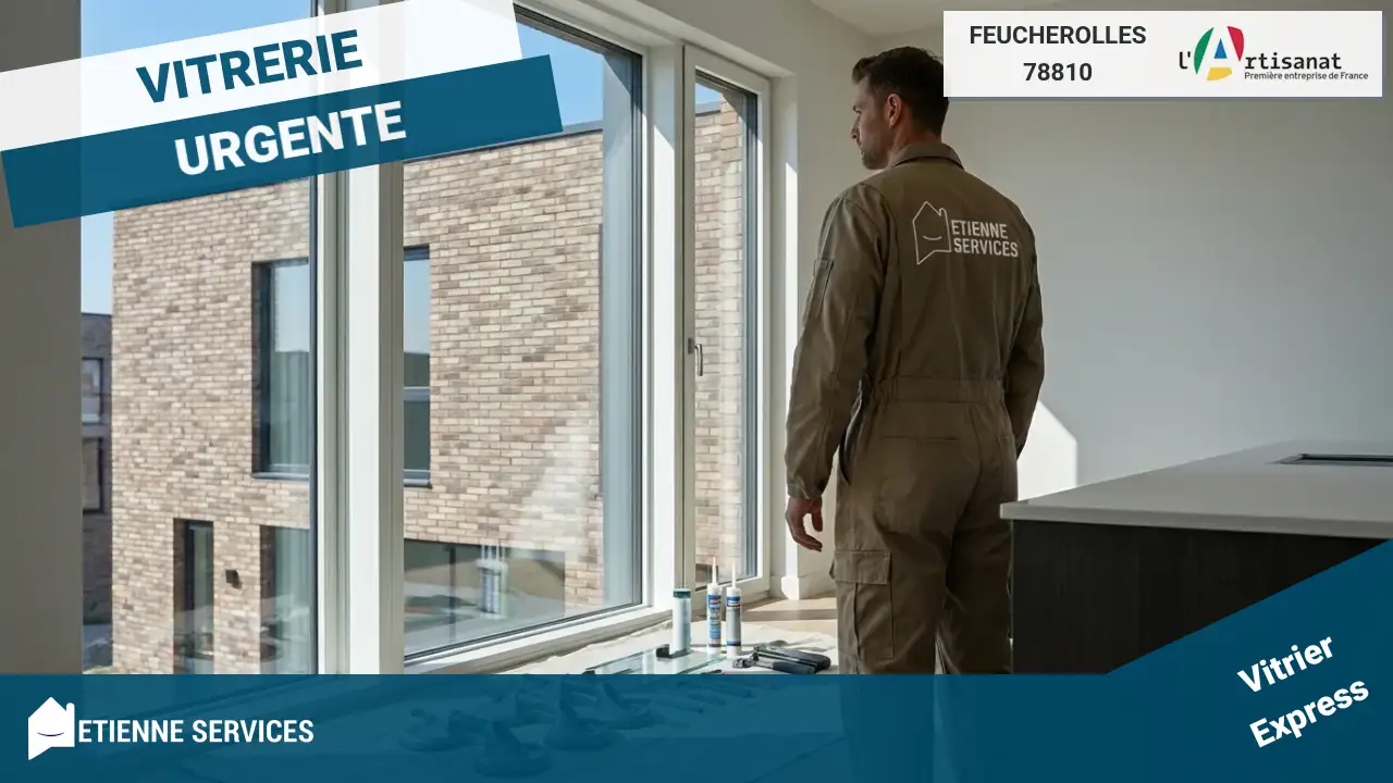 Votre Vitrier à Feucherolles (78810) pour tout Dépannage et Installation Rapide