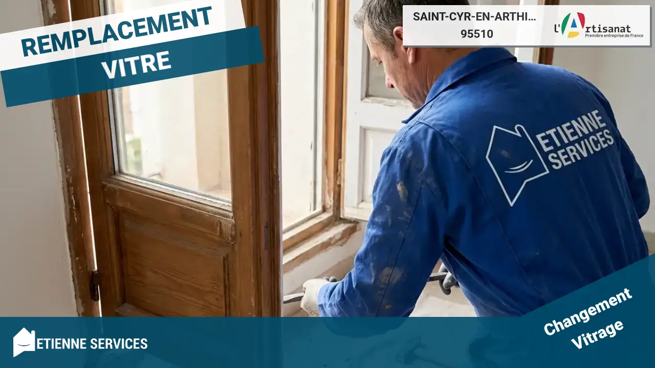 Remplacement Rapide de Vitrage par Vitrier à Saint-Cyr-en-Arthies