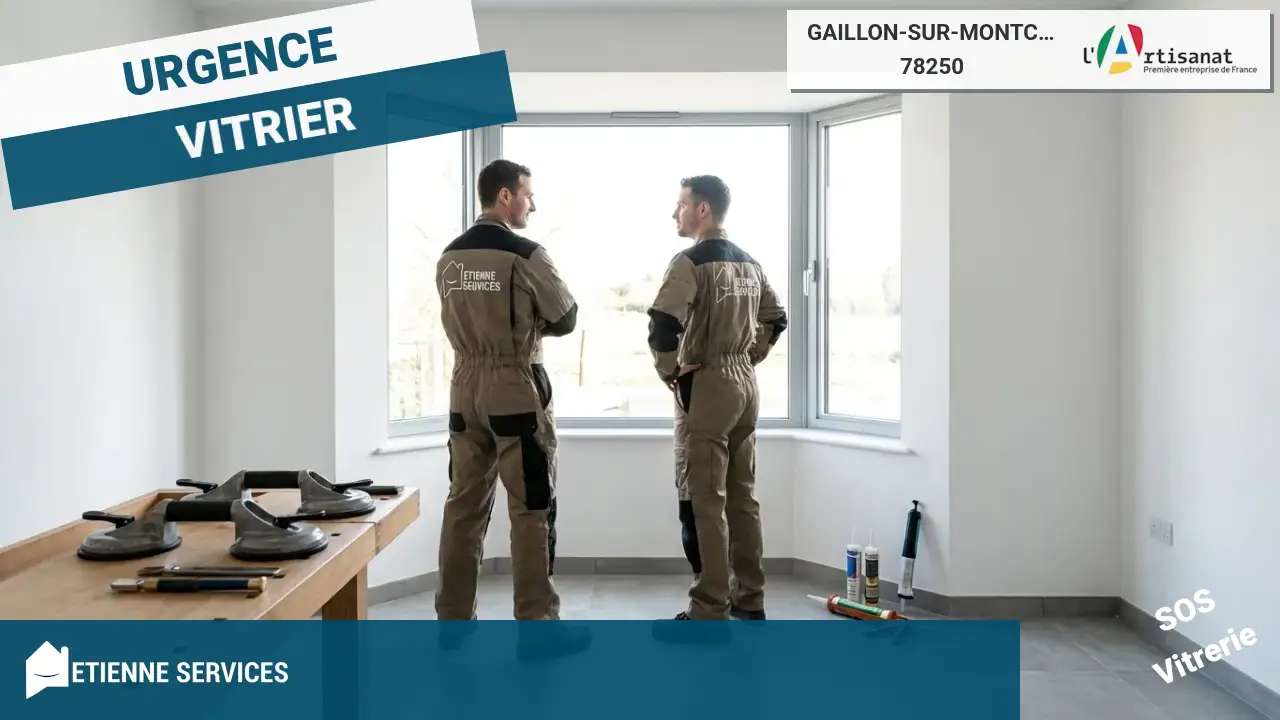 Service de Dépannage et Installation par votre Vitrier à Gaillon-sur-Montcient (78250)