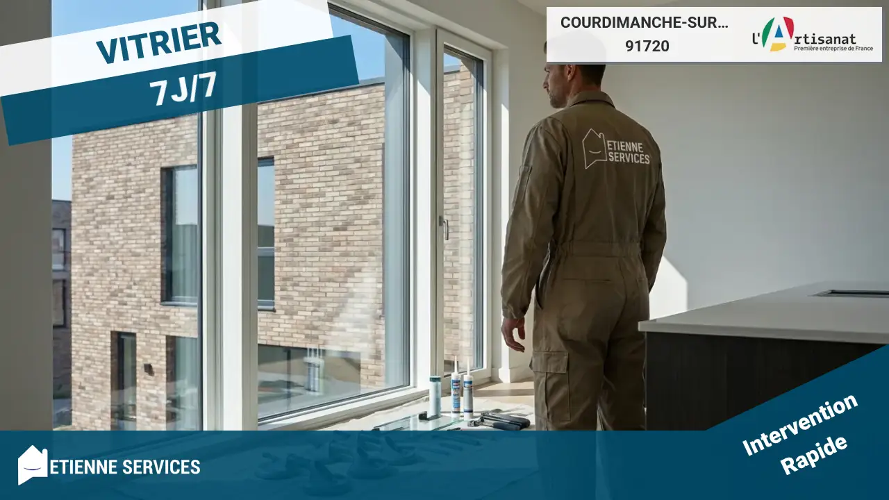 Dépannage et Installation par votre vitrier à Courdimanche-sur-Essonne