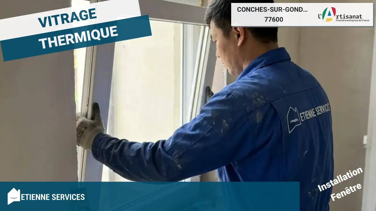 Installation de Fenêtre et Baie Vitrée par un Vitrier à Conches-sur-Gondoire