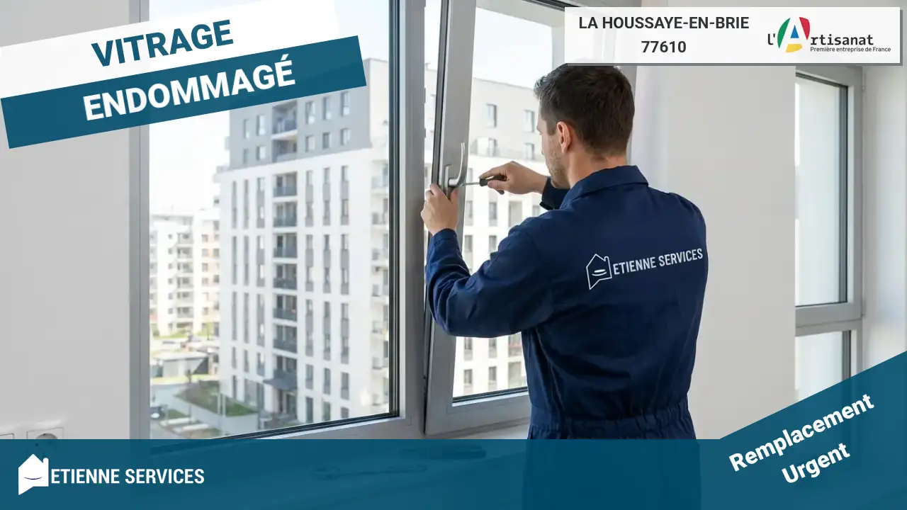 Remplacement de Vitrage par un Vitrier Expert à La Houssaye-en-Brie (77610)