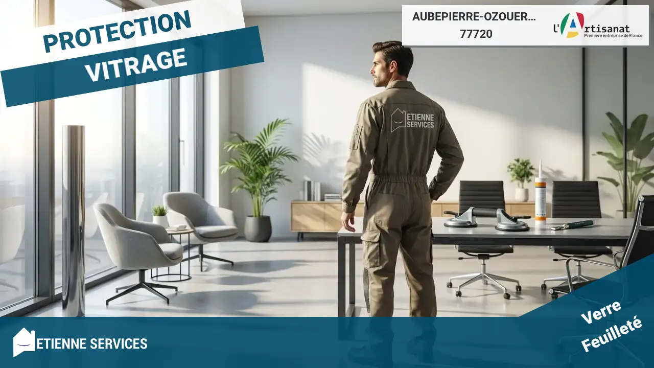 Dépannage de Vitrerie d'Urgence 7j/7 avec votre Vitrier à Aubepierre-Ozouer-le-Repos