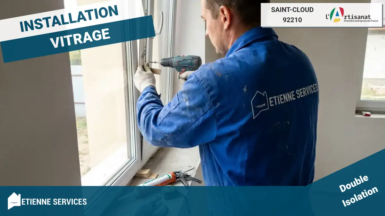 Installation de Fenêtres et Baies Vitrées par votre Vitrier à Saint-Cloud
