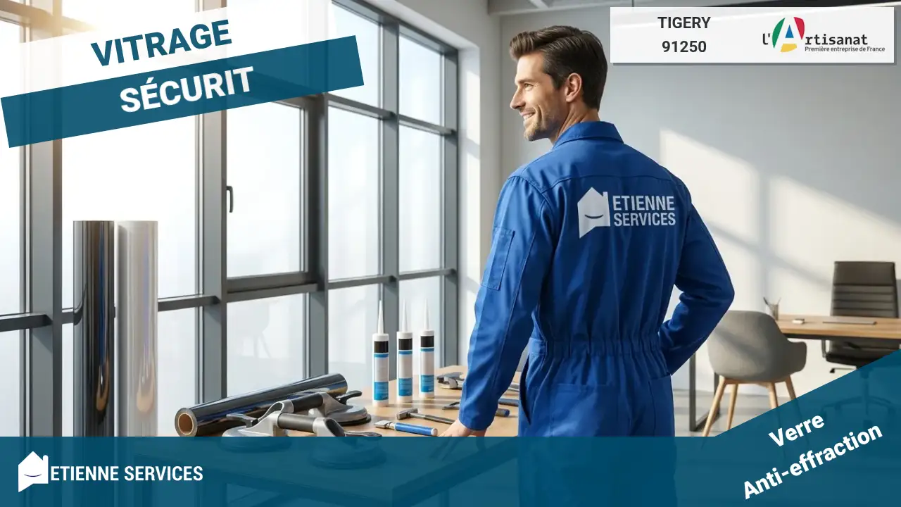 Dépannage de Vitrerie d'Urgence : votre Vitrier à Tigery (91250)