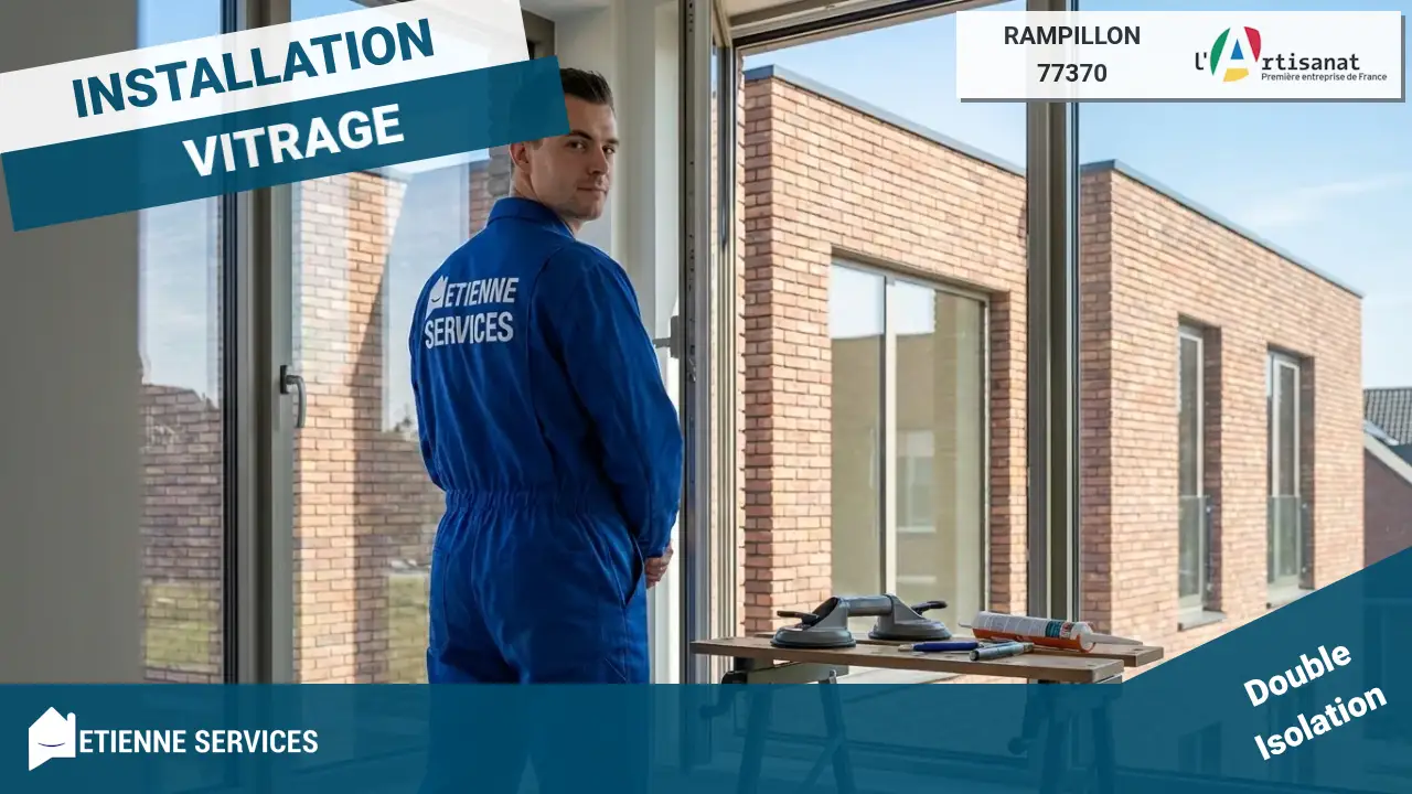 Installation de Fenêtre et Baie Vitrée par votre Vitrier à Rampillon