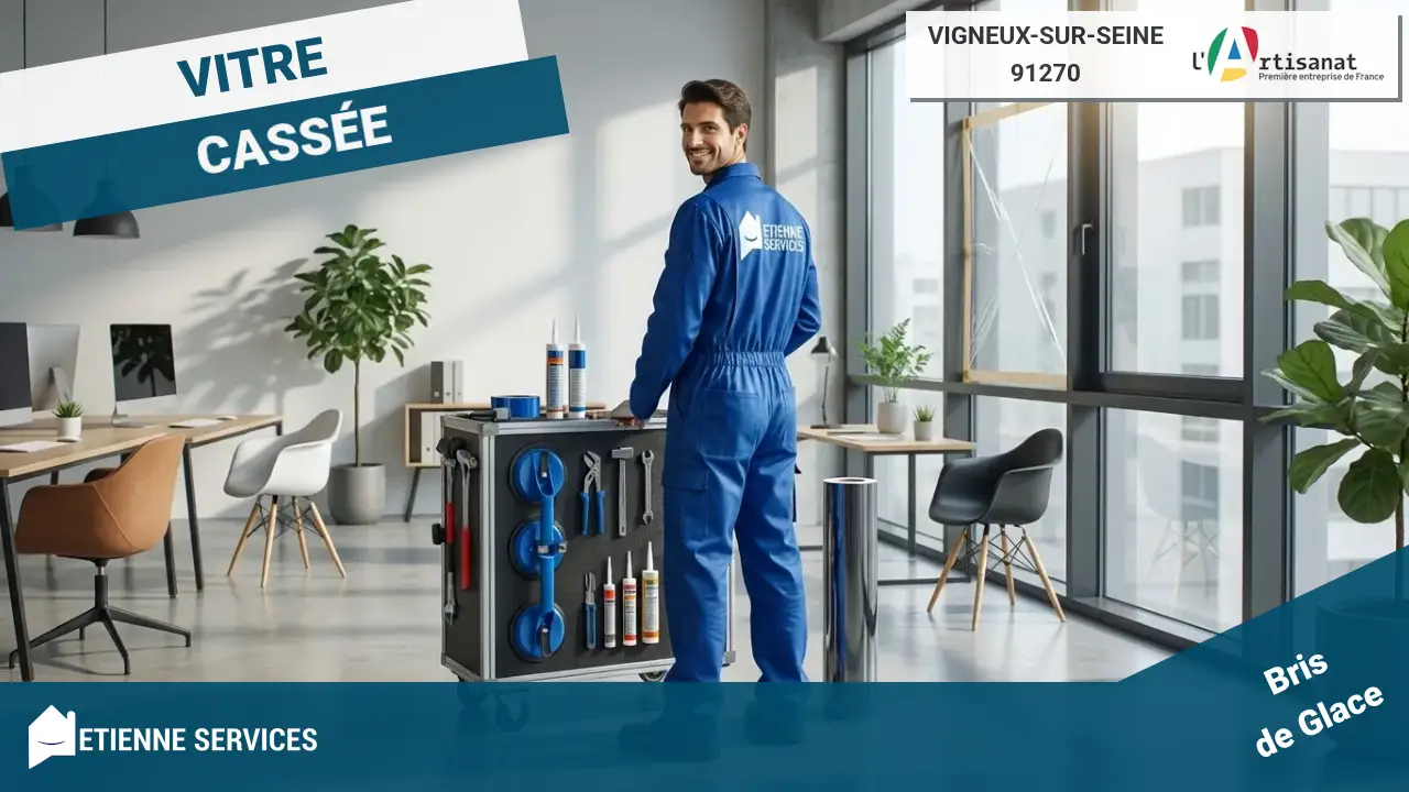 Dépannage et Installation par votre Vitrier à Vigneux-sur-Seine (91270)