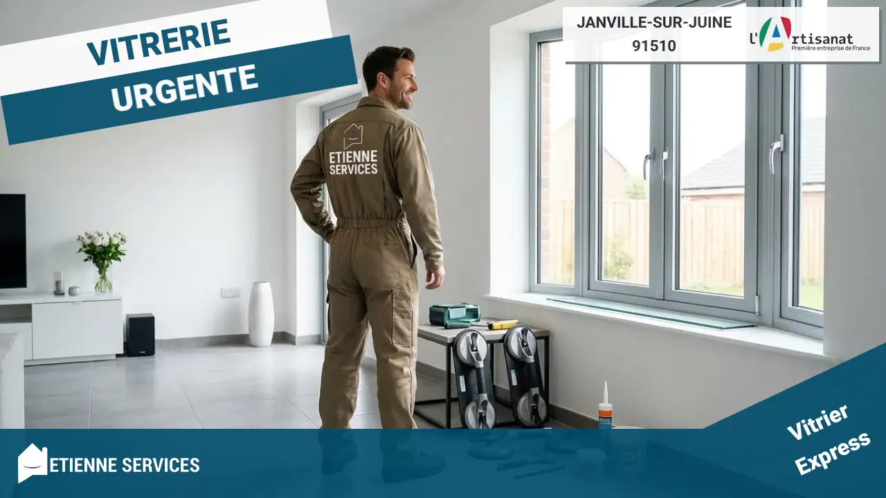 Dépannage et Installation : votre Vitrier à Janville-sur-Juine (91510)