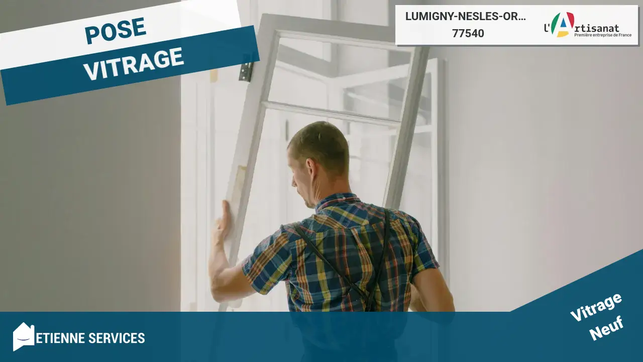 Installation de Fenêtre et Baie Vitrée par Vitrier Expert à Lumigny-Nesles-Ormeaux