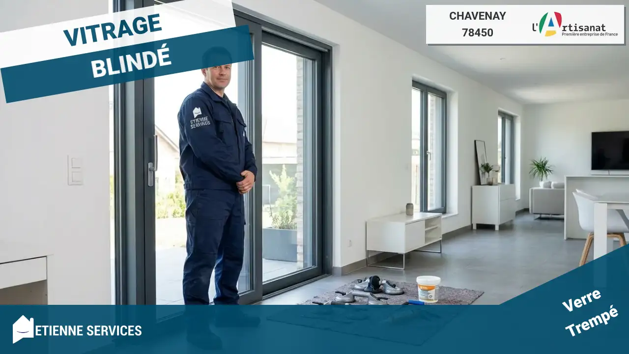 Dépannage d'urgence en vitrerie : Votre Vitrier à Chavenay (78450) disponible 7j/7