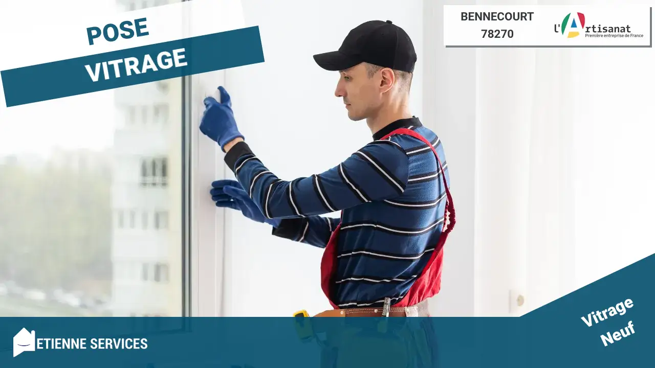 Installation de fenêtre et baie vitrée par votre vitrier à Bennecourt (78270)