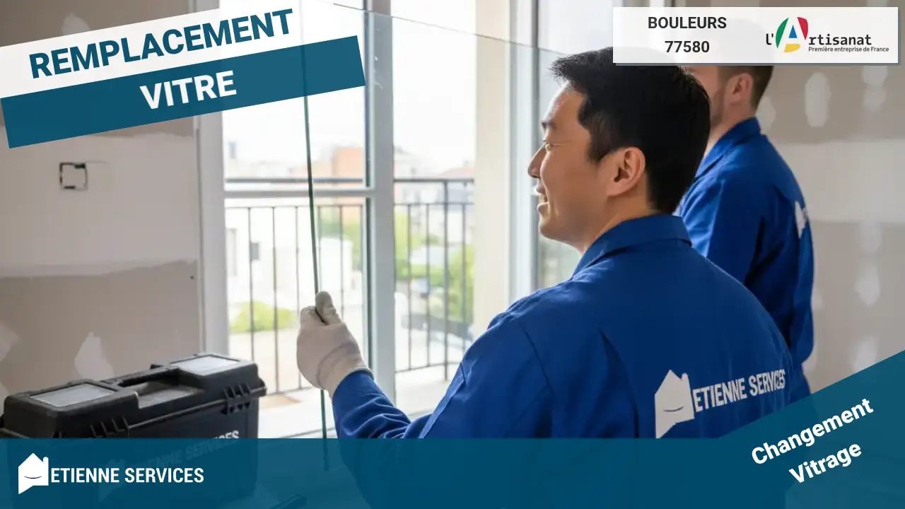 Remplacement Rapide de Vitrage par votre Vitrier à Bouleurs (77580)