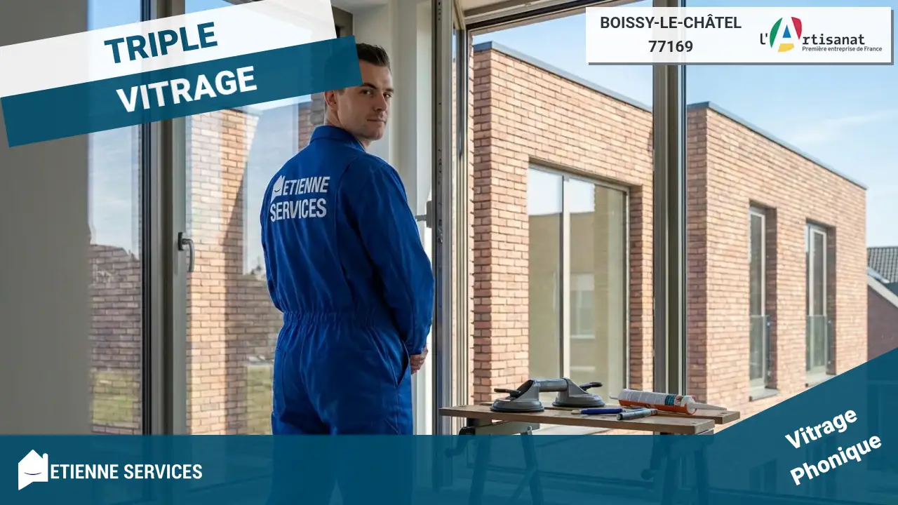 Installation de Fenêtre et Baie Vitrée : Vitrier Professionnel à Boissy-le-Châtel